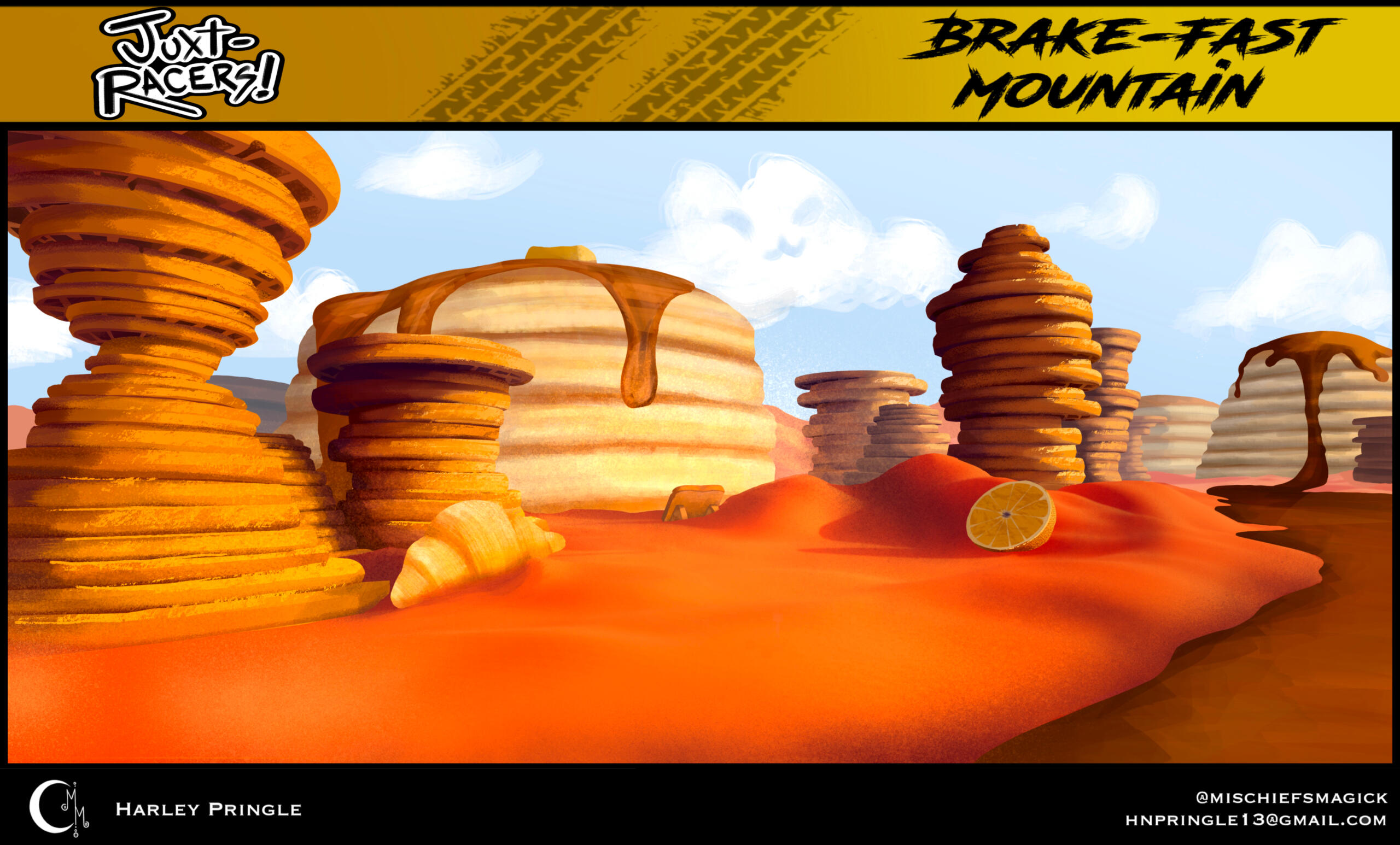 “Juxt-Racers!”: Brake-Fast Mountain Environment
