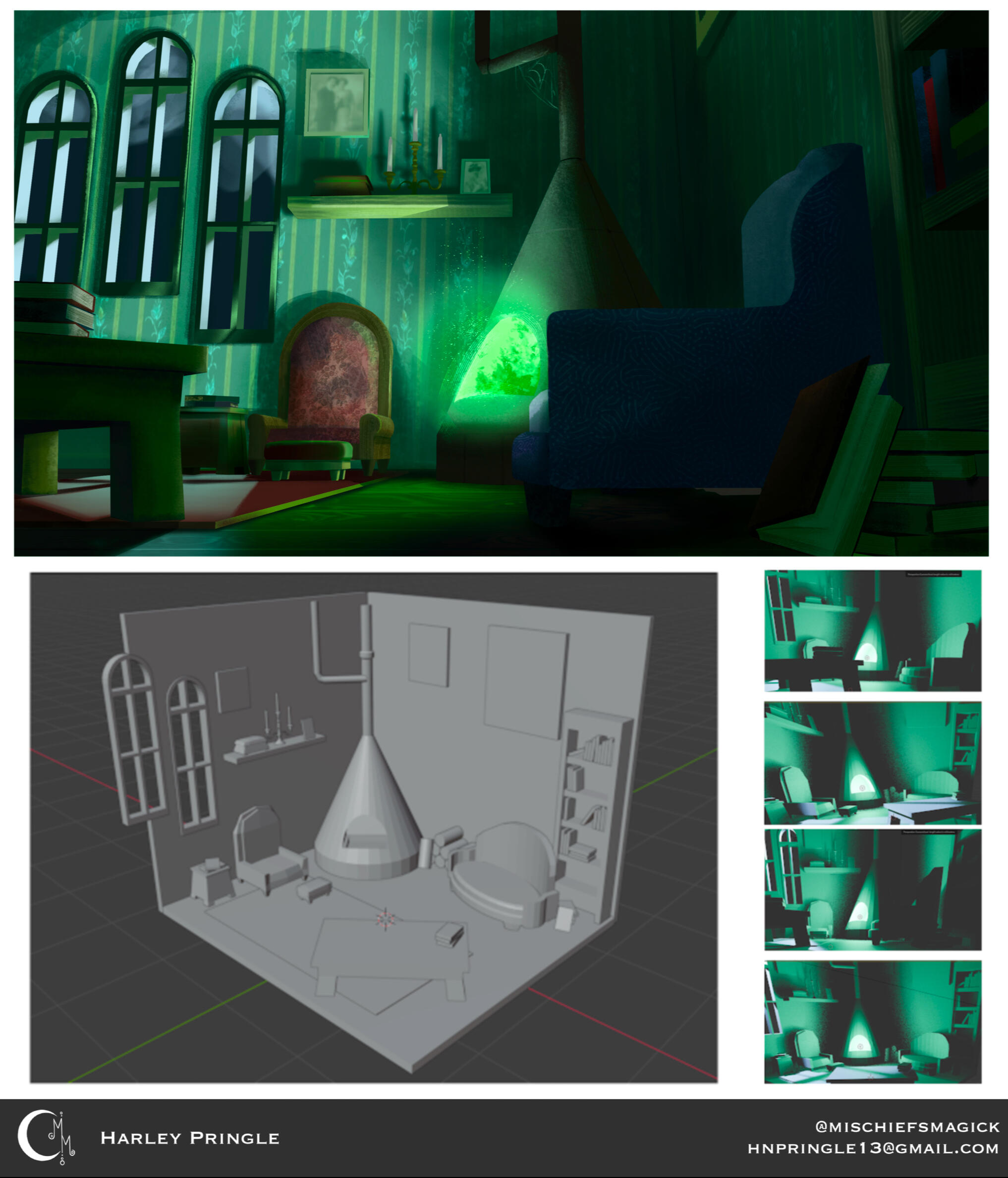 “Cozy Ghost Fire”