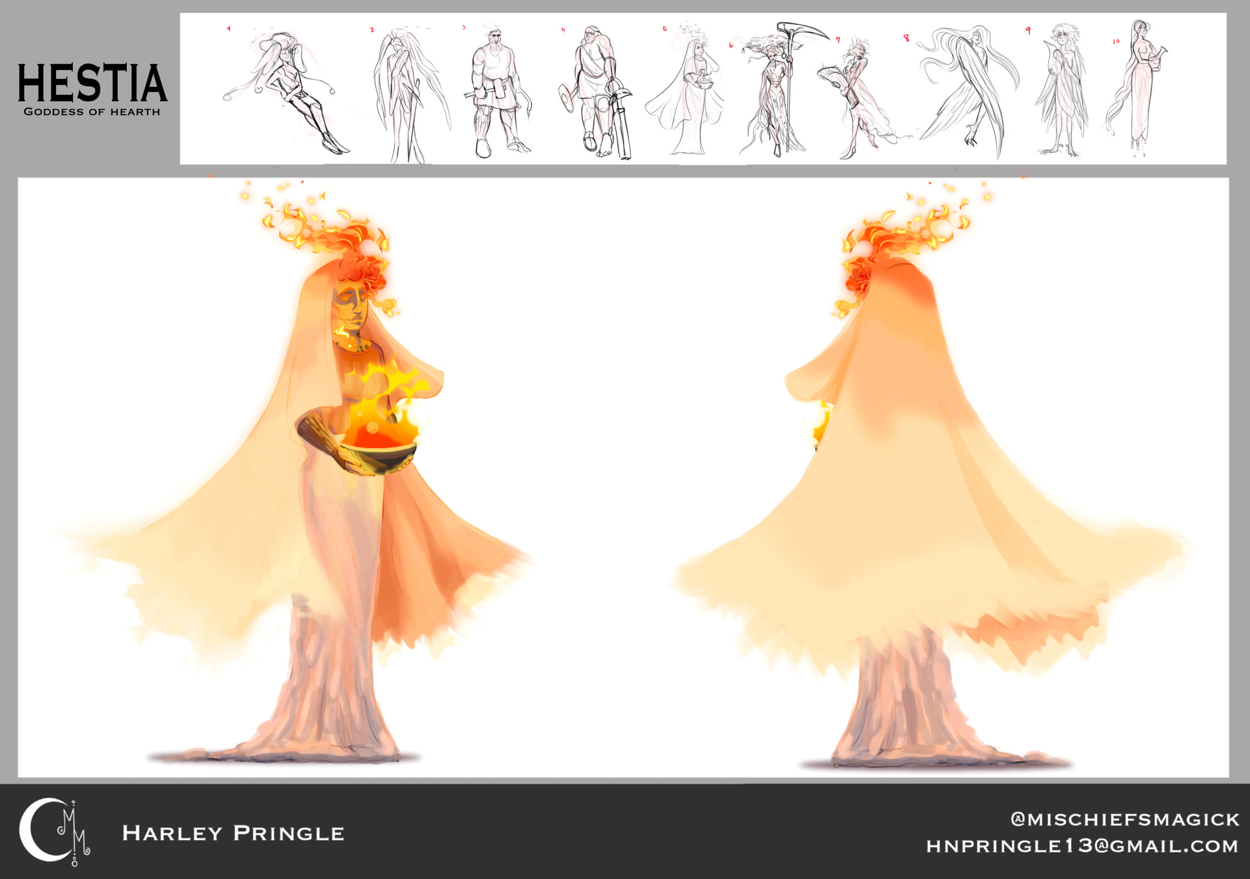 “Hestia”: Greek Mythology Concept Design