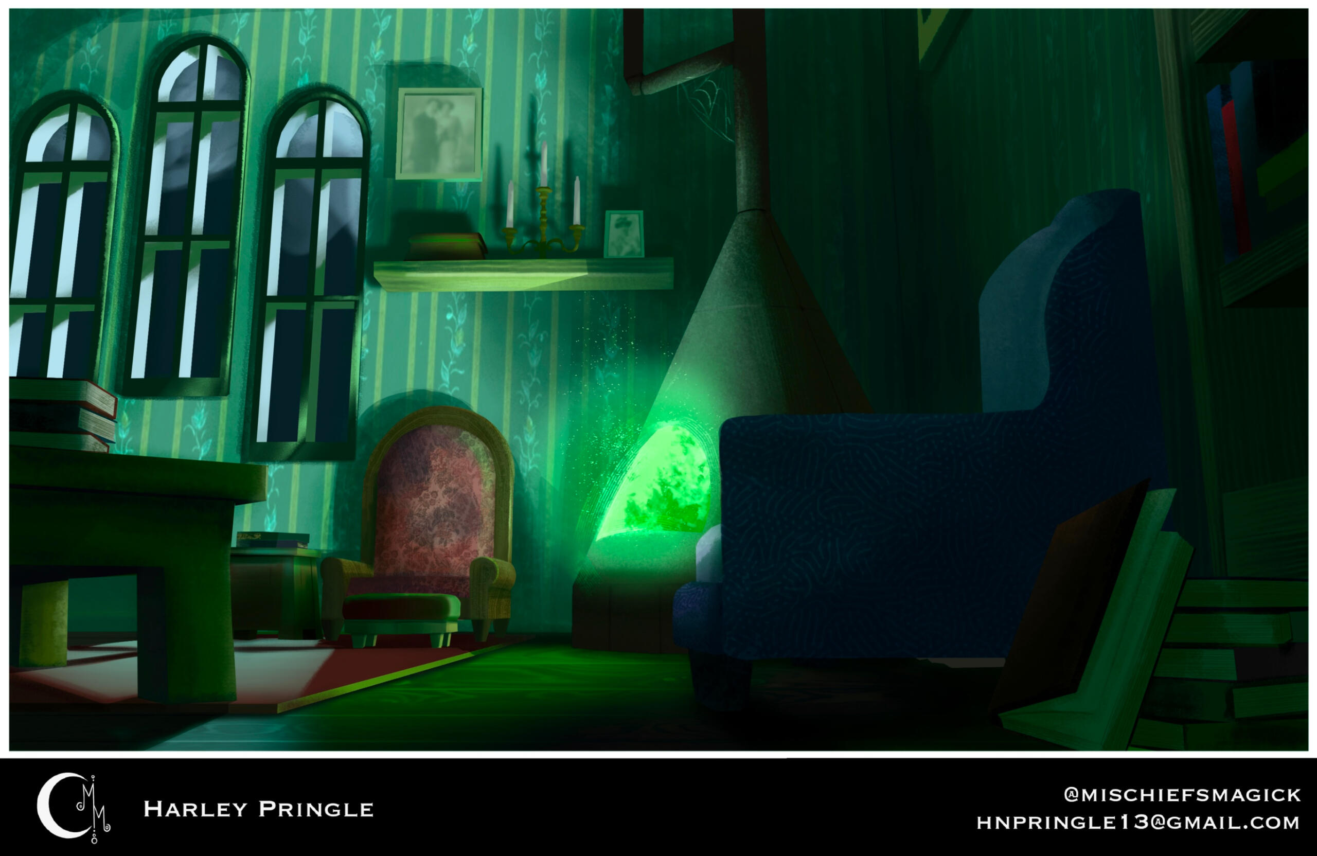 “Cozy Ghost Fire”: Visual Development (Environment)
