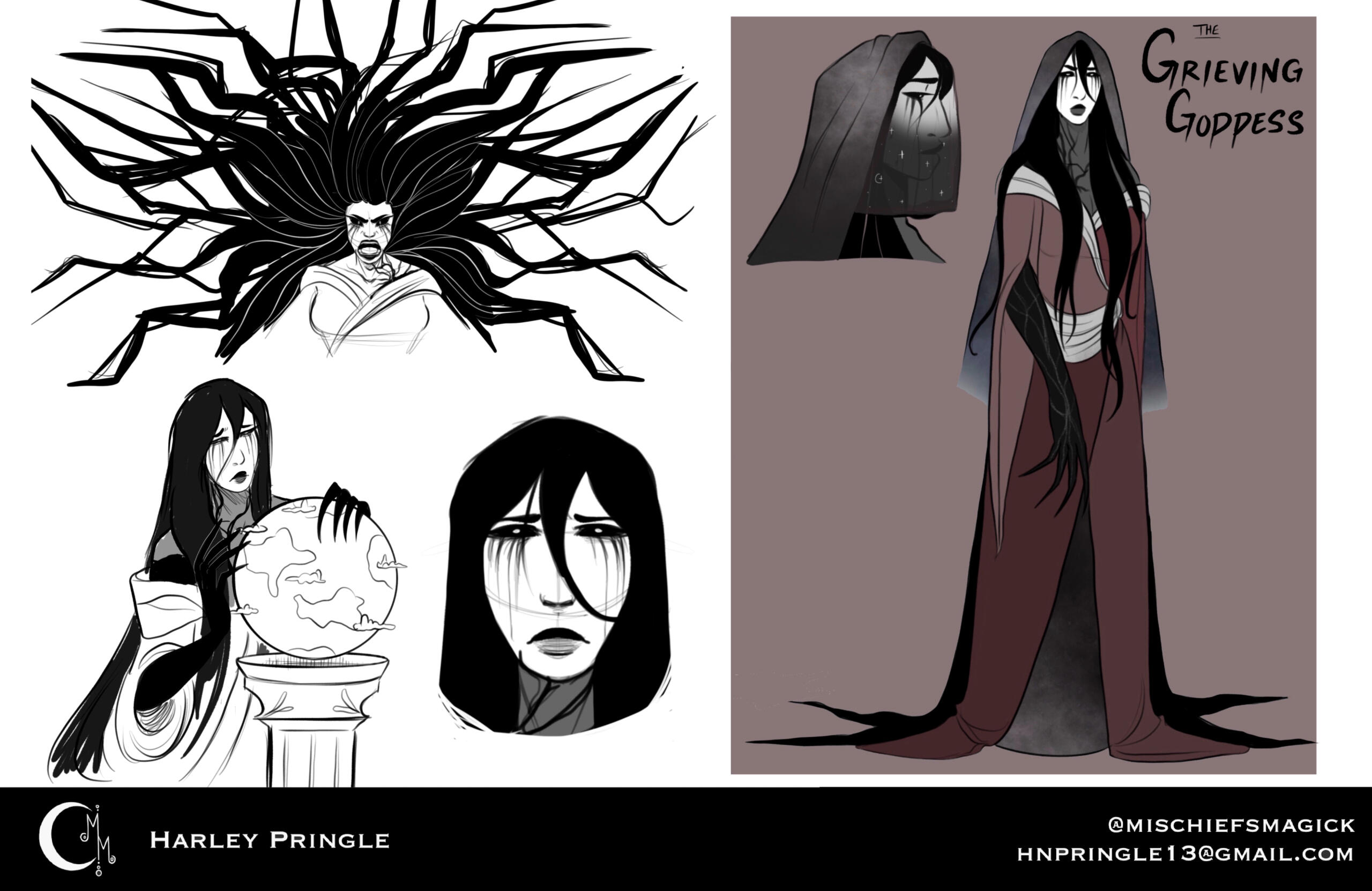 “Grieving Goddess”: Final Concept